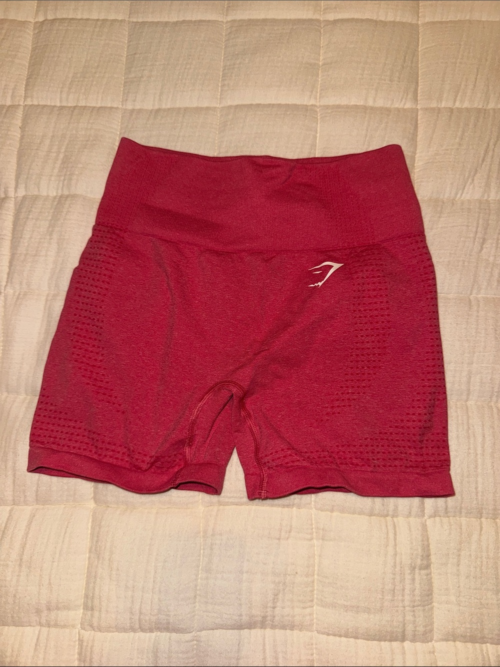 Gymshark Seamless High-Waist Bike Shorts hot pink